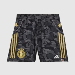 A BATHING APE FOOTBALL SHORTS