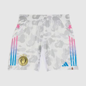 A BATHING APE FOOTBALL SHORTS