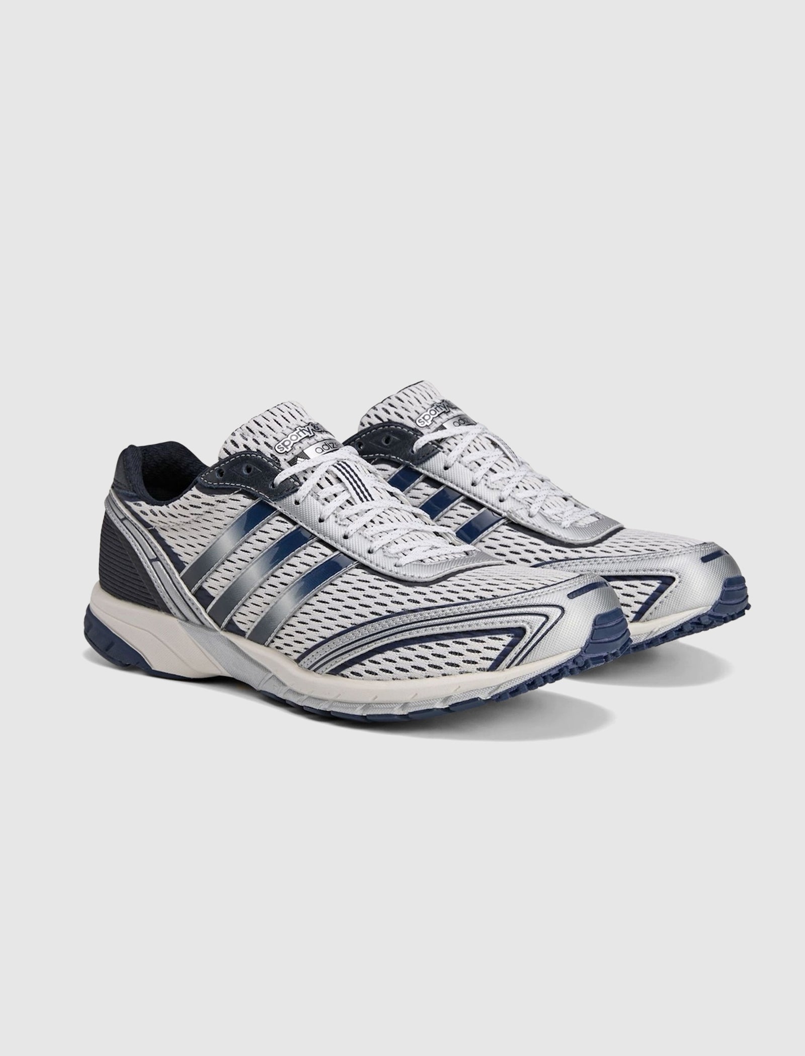 SPORTY AND RICH X ADIZERO ADIOS "WHITE/NAVY" - Image 3